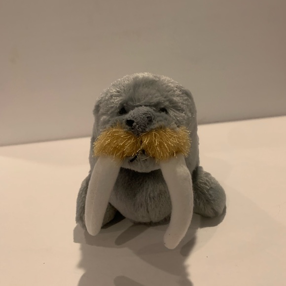 Ganz Webkinz Walrus Plush - Gray 9" Stuffed Animal Children's Toy HM332 No Code - Picture 2 of 6